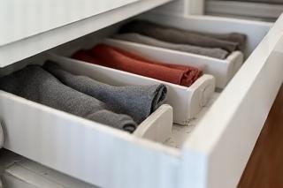 整理整頓されたクローゼット