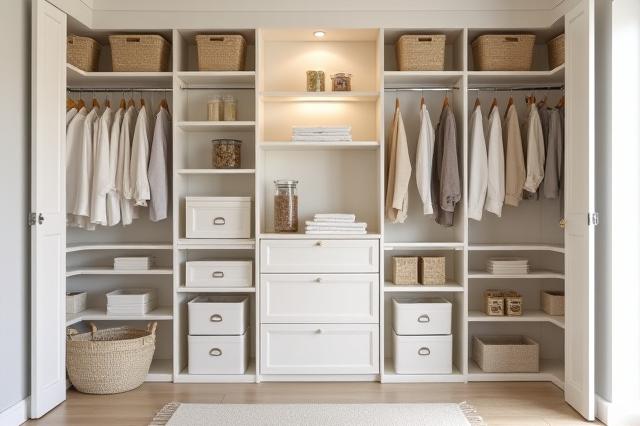 整理整頓されたクローゼット
